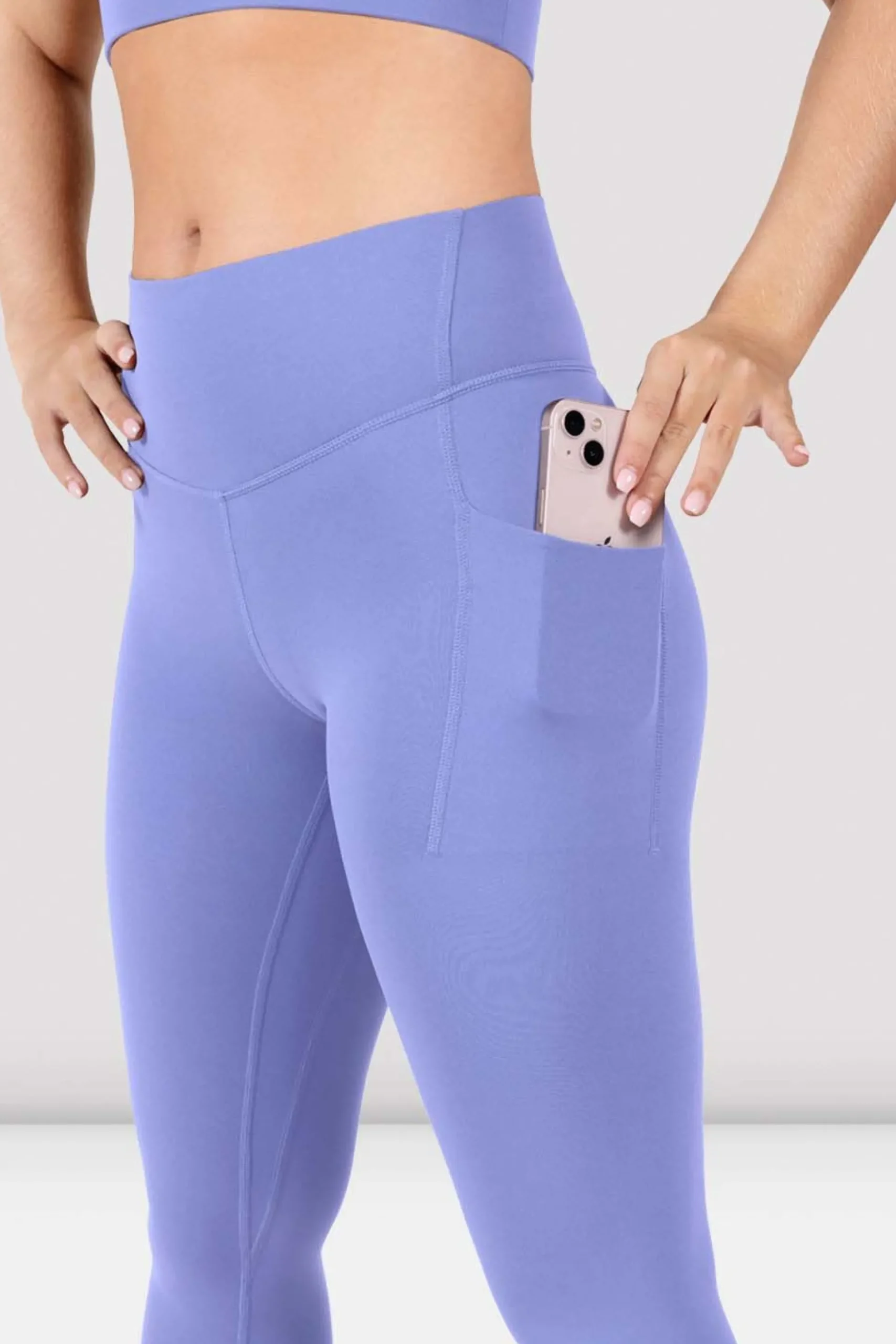 Bloch Gamaschen^Apex everhold Leggings mit Tasche cornflower