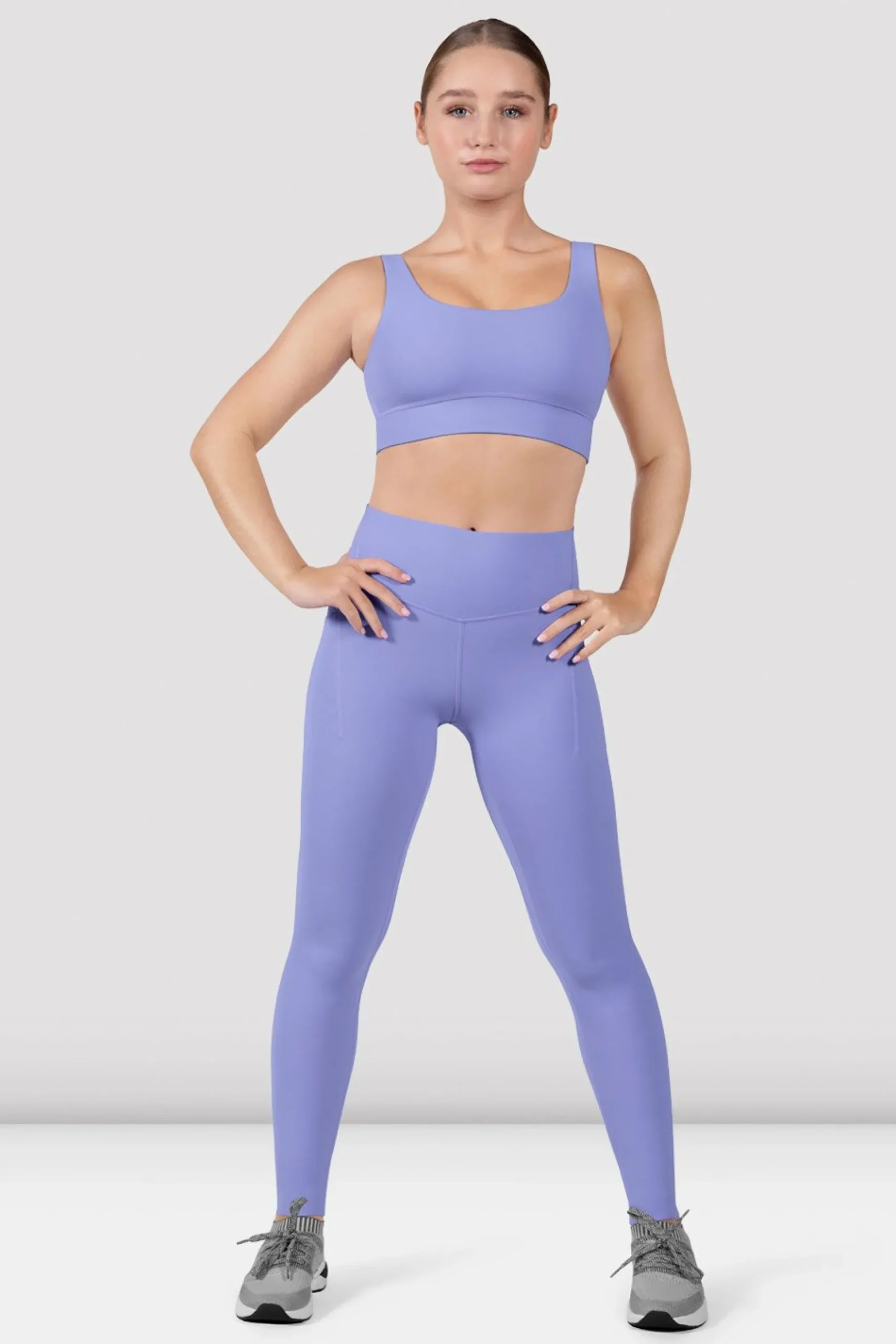 Bloch Gamaschen^Apex everhold Leggings mit Tasche cornflower