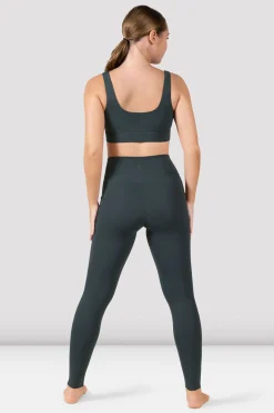 Bloch Gamaschen^Apex everhold Leggings mit Tasche greencharcoal