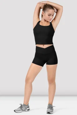 Bloch Kurze Hose^Apex Everhold Shorts mit Wickelbund black