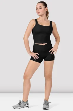 Bloch Kurze Hose^Apex Everhold Shorts mit Wickelbund black