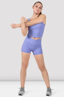 Bloch Kurze Hose^Apex Everhold Shorts mit Wickelbund cornflower