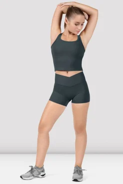 Bloch Crop Tops|Oberteile^Apex everhold Switch Tanktop greencharcoal