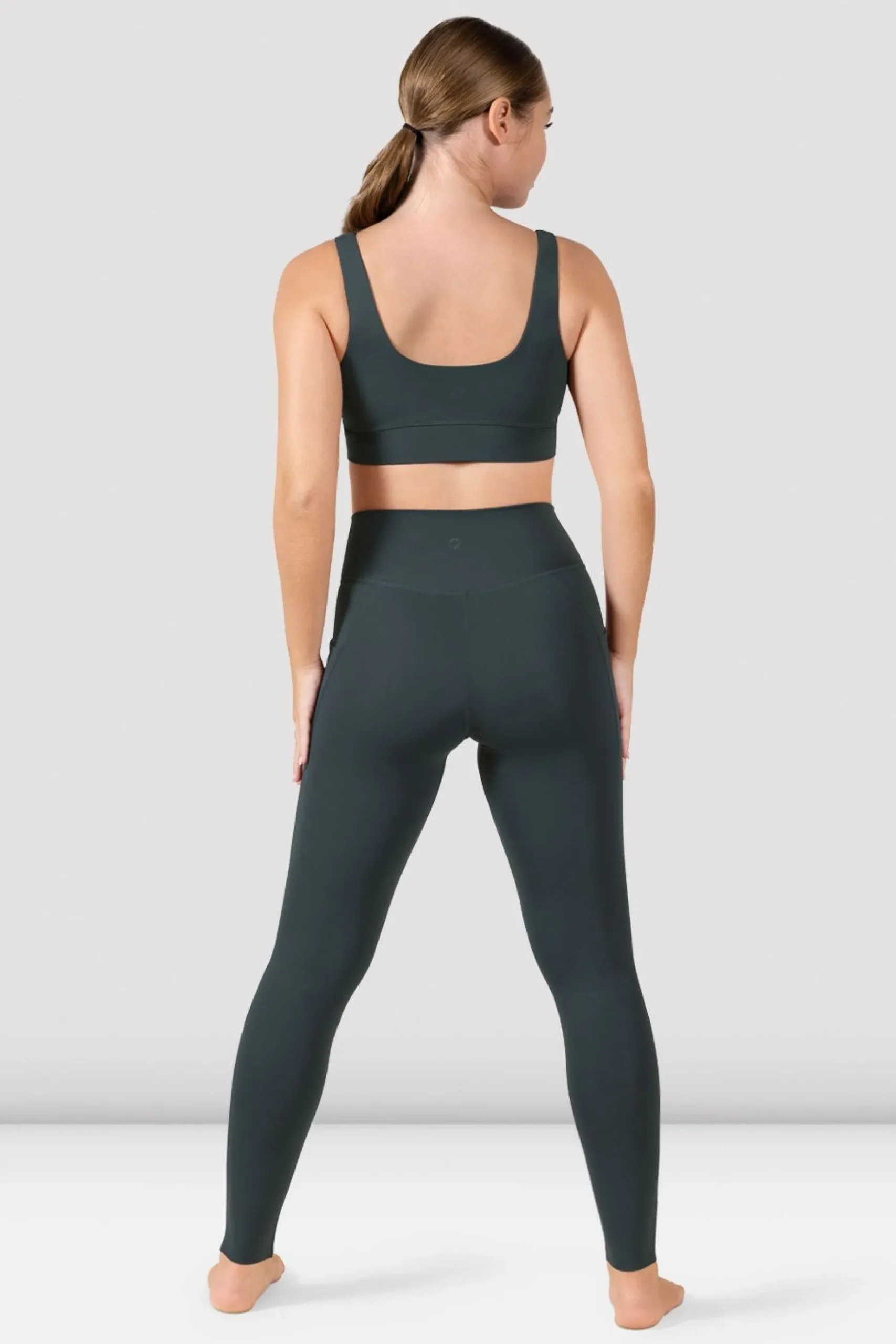 Bloch Crop Tops|Oberteile^Apex everhold Tank Sport-BH greencharcoal