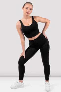 Bloch Gamaschen^Apex sculpt-Legging mit Tasche black