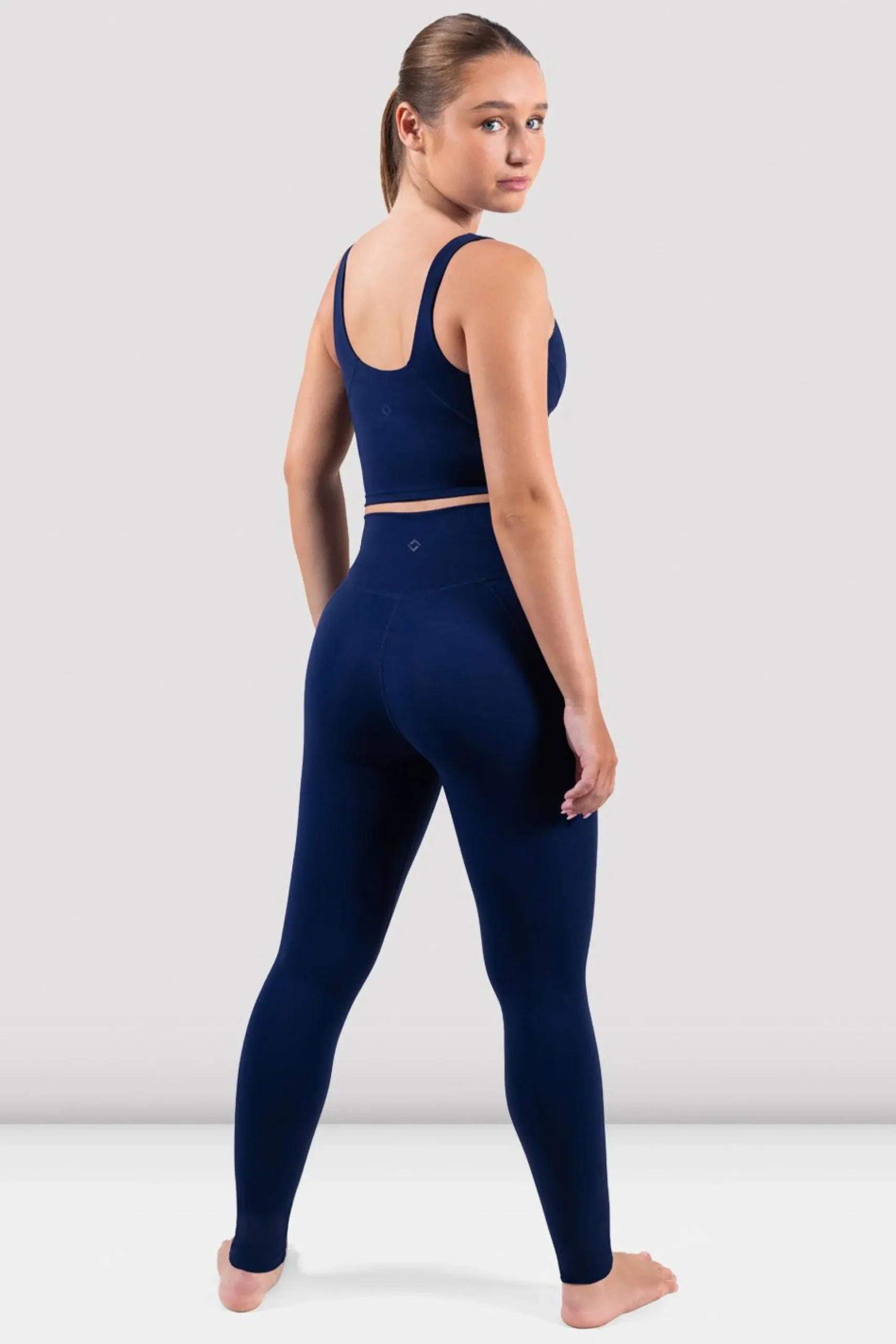 Bloch Gamaschen^Apex sculpt-Legging mit Tasche navy