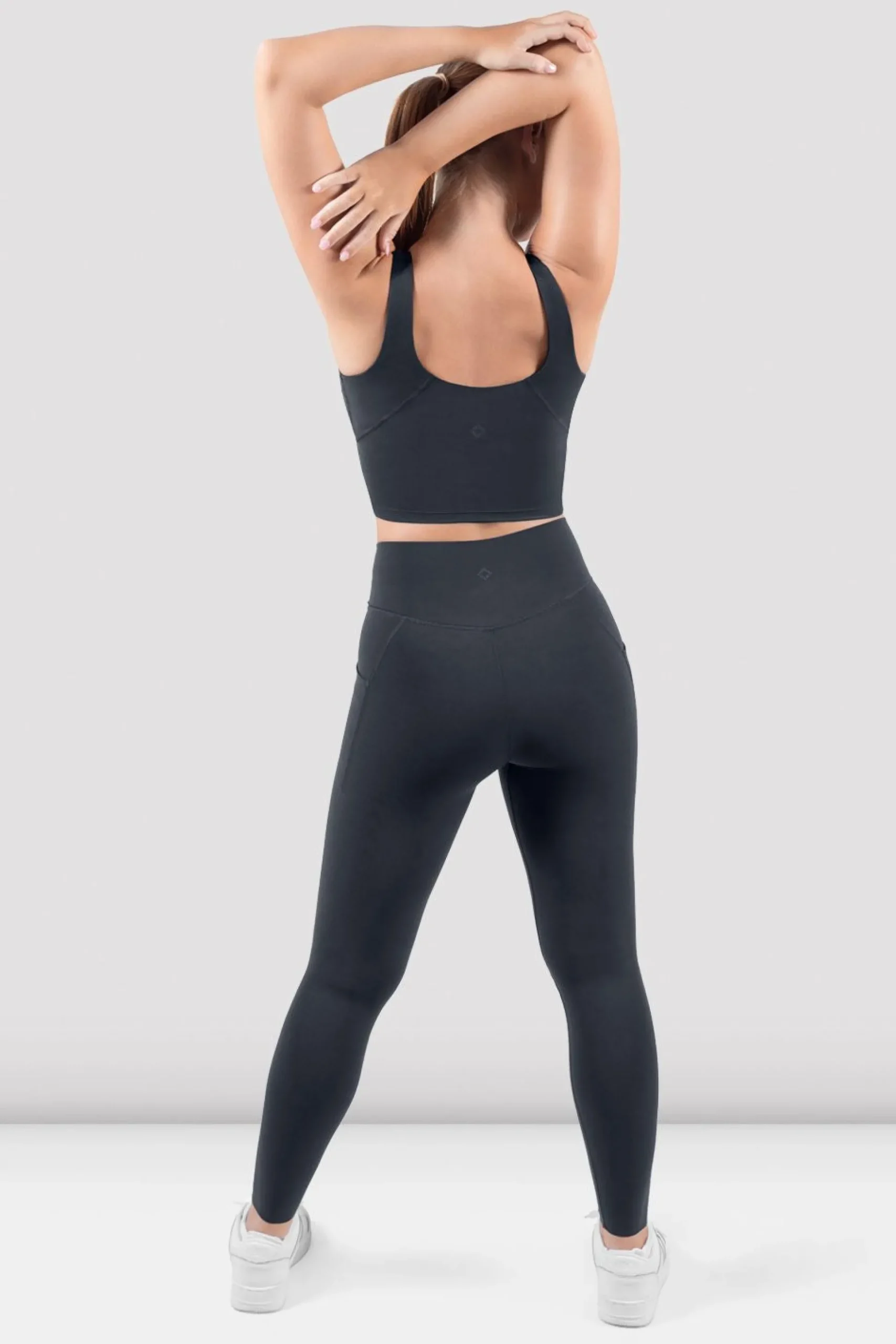 Bloch Gamaschen^Apex sculpt-Legging mit Tasche charcoal