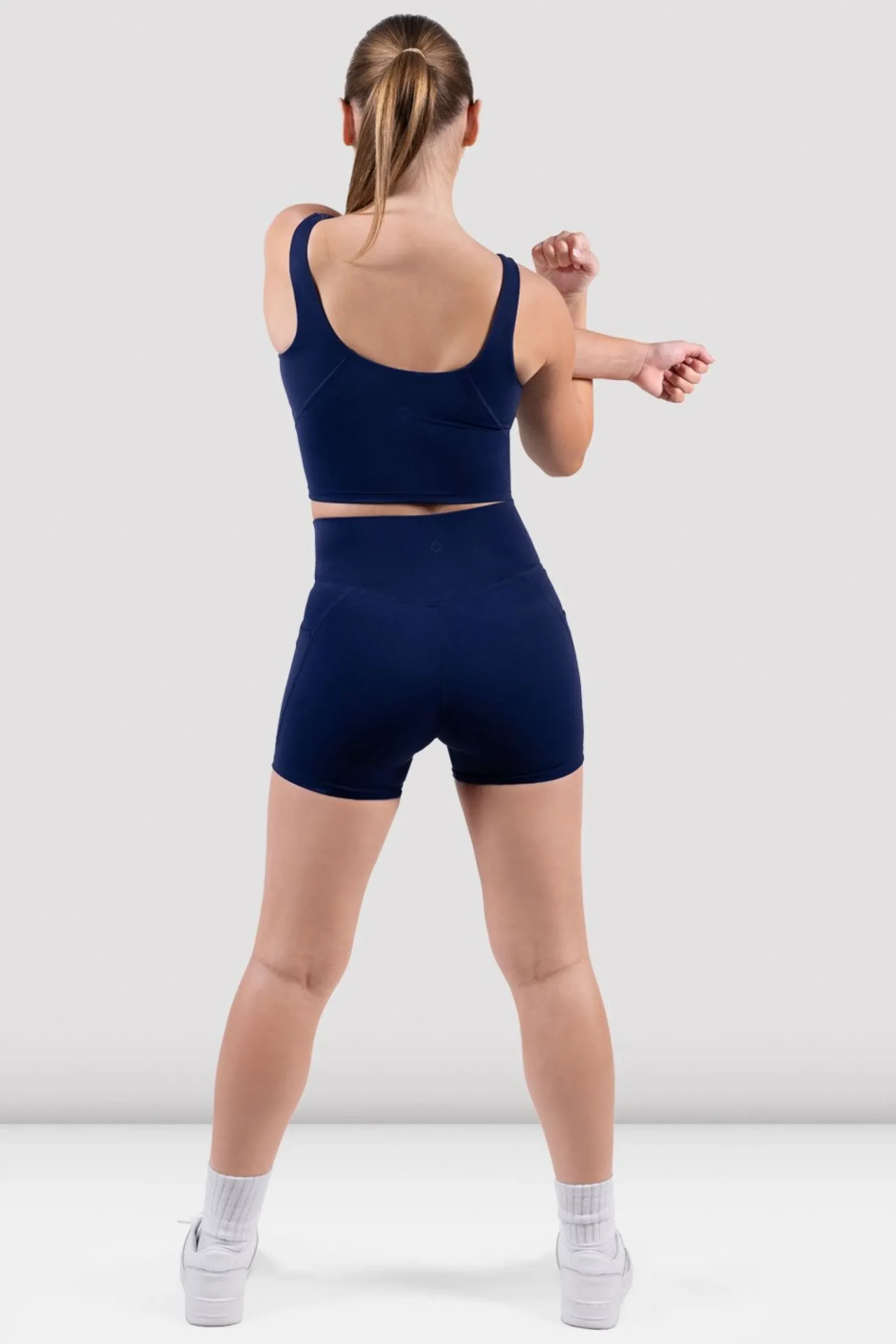 Bloch Crop Tops|Oberteile^Apex sculpt-Tanktop mit kurzem Schnitt navy