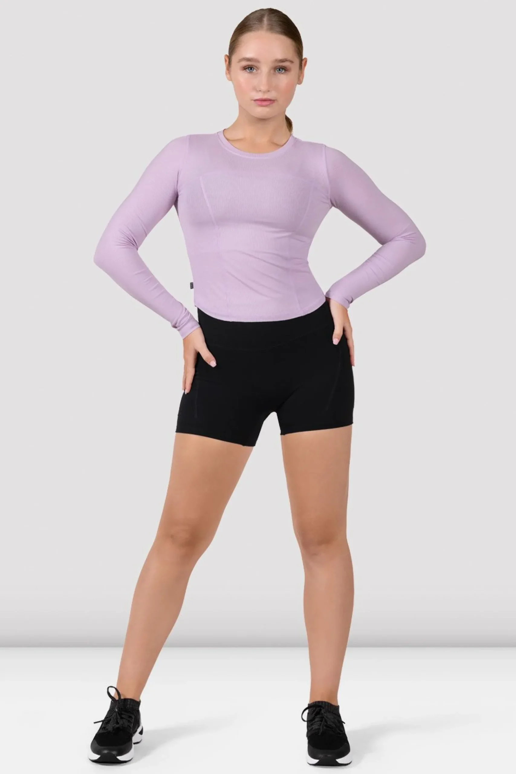 Bloch Oberteile^Apex Dynamic Langarmshirt lilac
