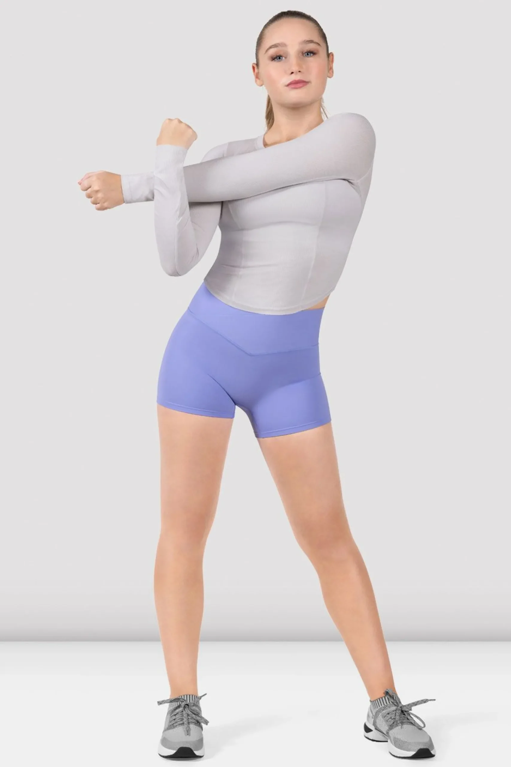 Bloch Oberteile^Apex Dynamic Langarmshirt lightgrey