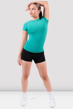 Bloch Oberteile^Apex Flex Kurzarm-T-Shirt green
