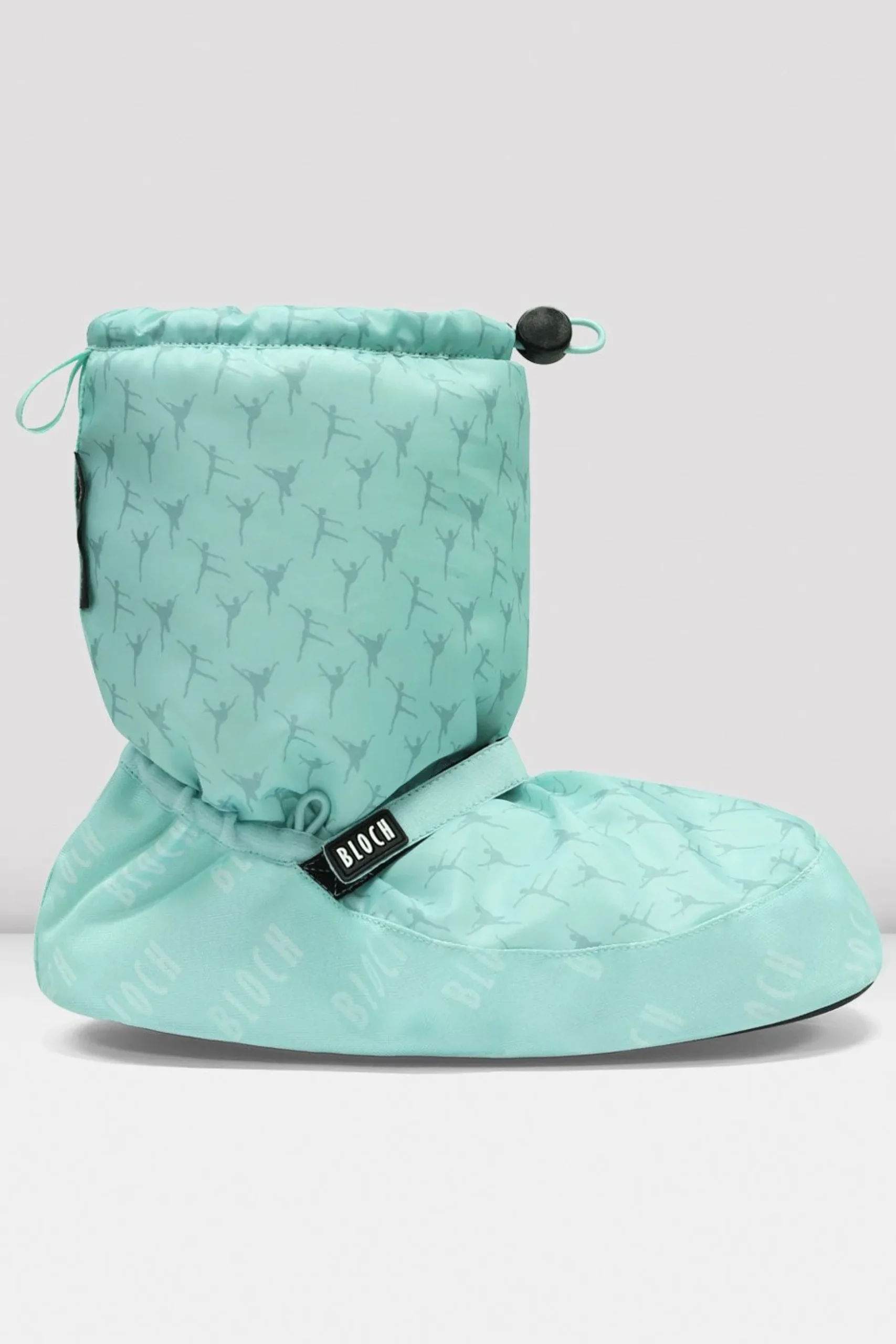Bloch Stiefel^Aufwärmstiefeletten für Kinder mit Ballerina-Print mintballerinanylon