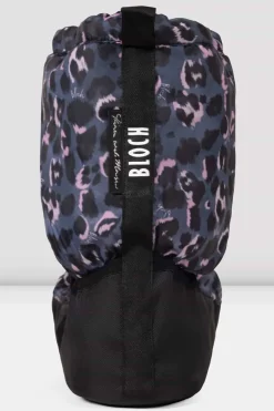Bloch Herren|Stiefel^Aufwärmstiefeletten mit Animal-Print für Erwachsene blackleopardnylon