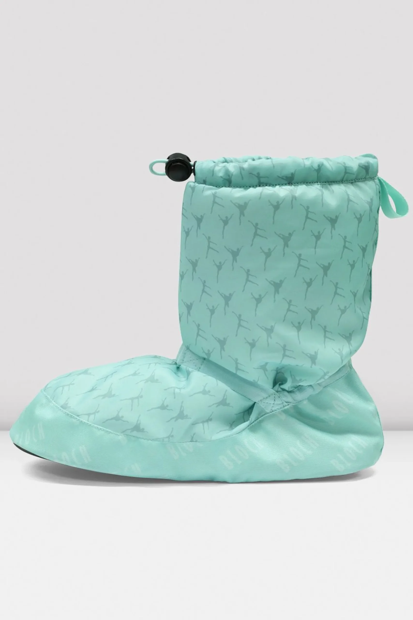 Bloch Stiefel^Aufwärmstiefeletten mit Ballerina-Print für Erwachsene mintballerinanylon