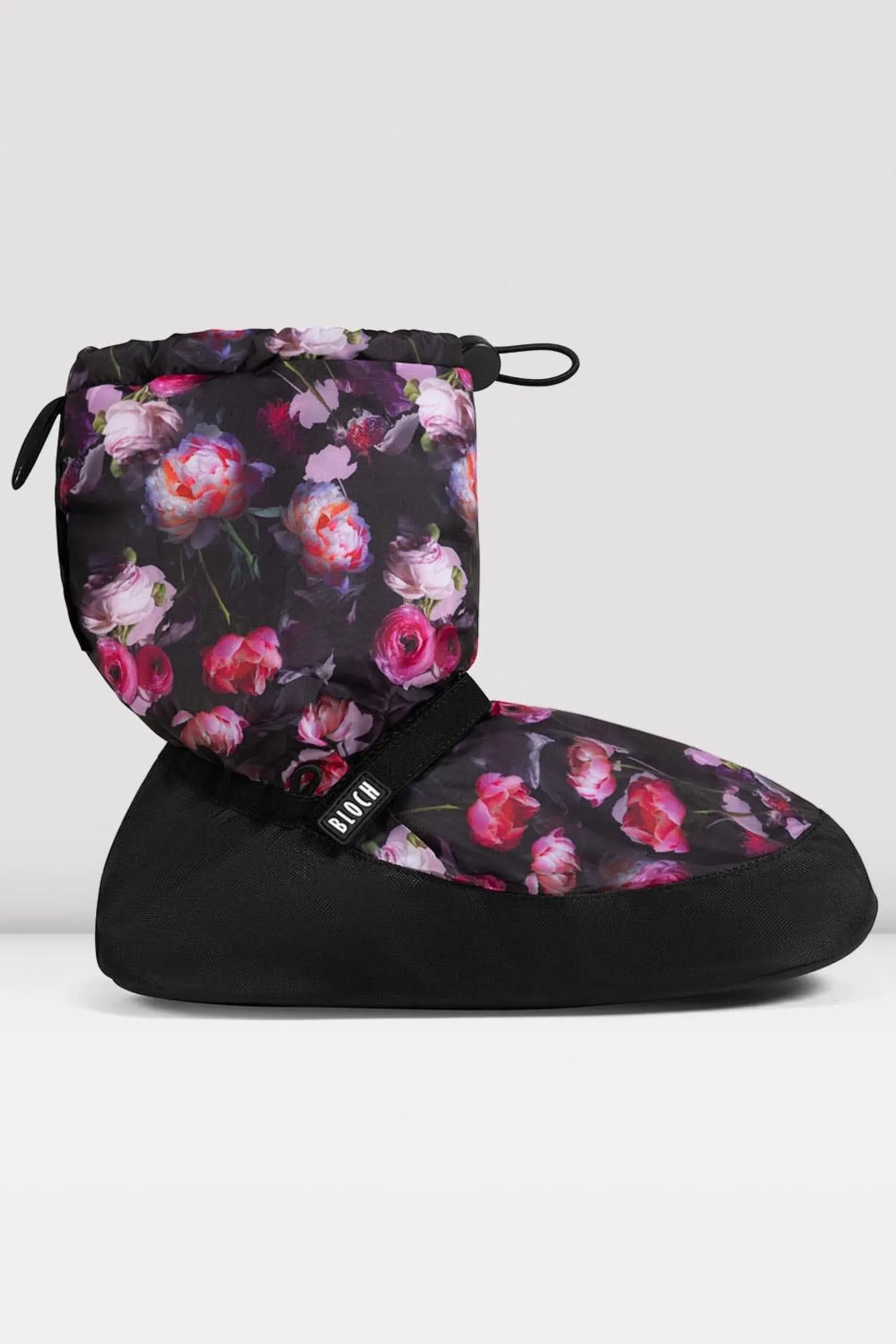 Bloch Herren|Stiefel^Aufwärmstiefeletten mit Blumenmuster für Erwachsene flowerrosenylon