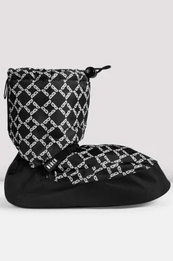Bloch Herren|Stiefel^Aufwärmstiefeletten mit Diamant-B-Aufdruck für Erwachsene diamondbprintnylon