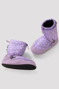 Bloch Herren|Stiefel^Aufwärmstiefeletten mit Konfetti-Herzen-Aufdruck für Erwachsene lilacheartsnylon