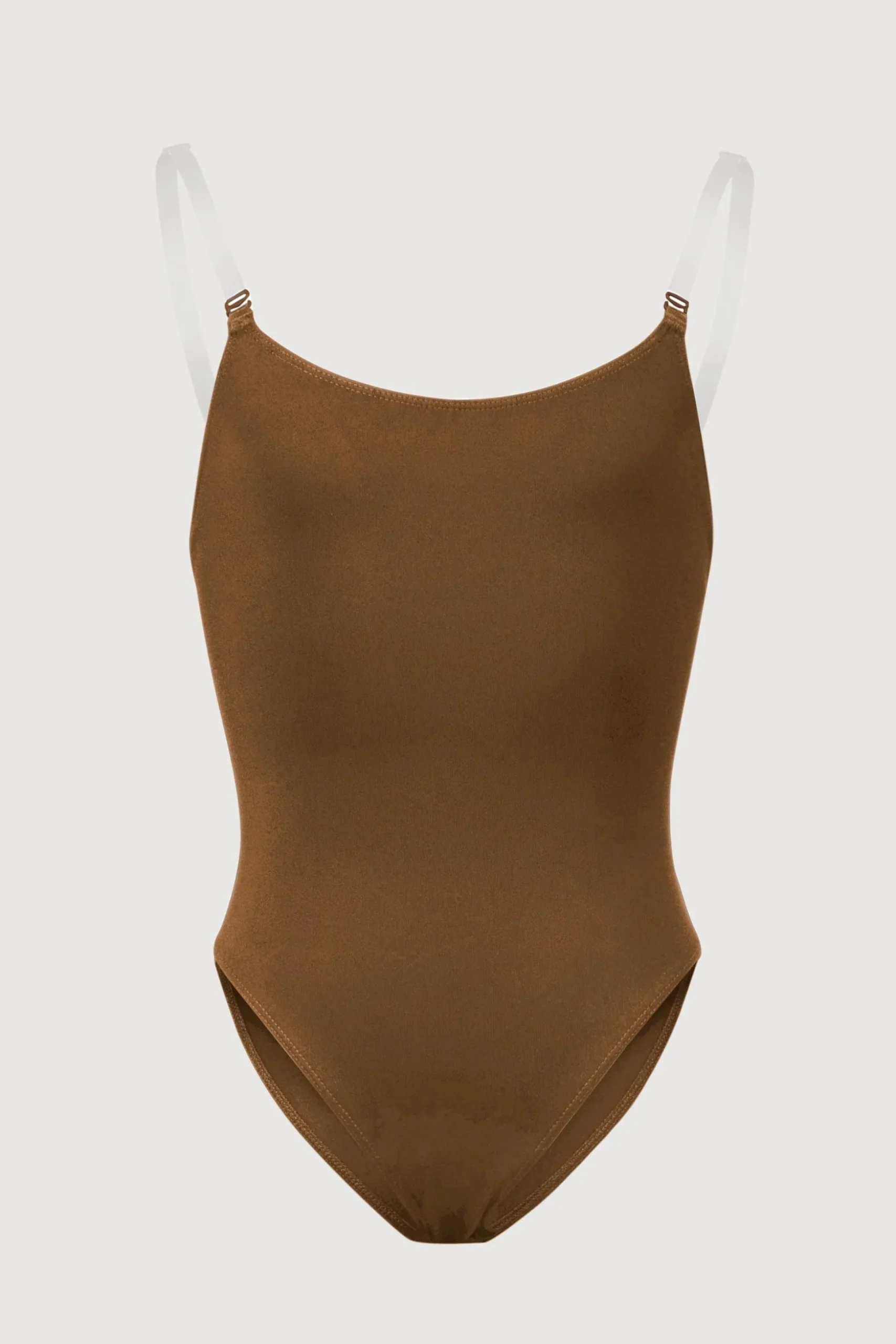 Bloch Unterwäsche^Auva-Body mit verstellbaren Trägern für Mädchen cocoa