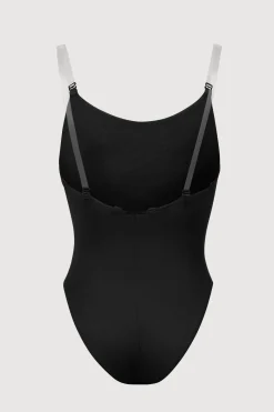 Bloch Unterwäsche^Auva-Body mit verstellbaren Trägern für Mädchen black
