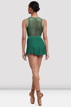 Bloch Röcke & Tutus^Avery Mesh-Rock für Damen emerald