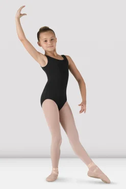 Bloch Basics & Uniformen|Trikots^Basic-Tanktop-Trikot mit Rundhalsausschnitt für Mädchen