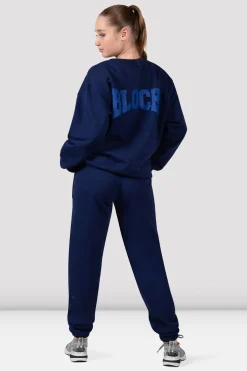 Bloch Schweißausbrüche^Übergroßes Sweatshirt von Apex Motion navy