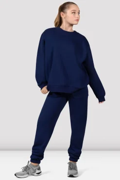 Bloch Schweißausbrüche^Übergroßes Sweatshirt von Apex Motion navy