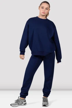 Bloch Schweißausbrüche^Übergroßes Sweatshirt von Apex Motion navy