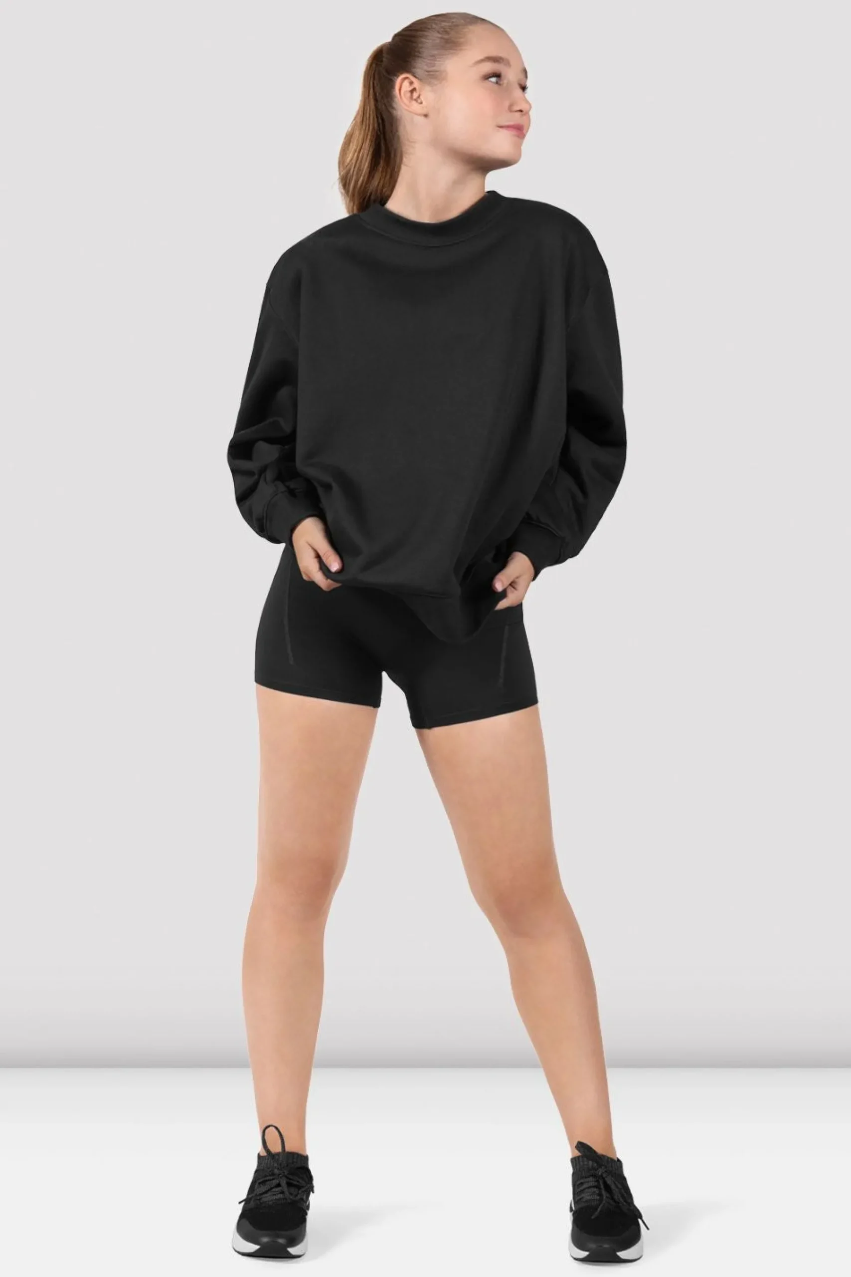 Bloch Schweißausbrüche^Übergroßes Sweatshirt von Apex Motion black