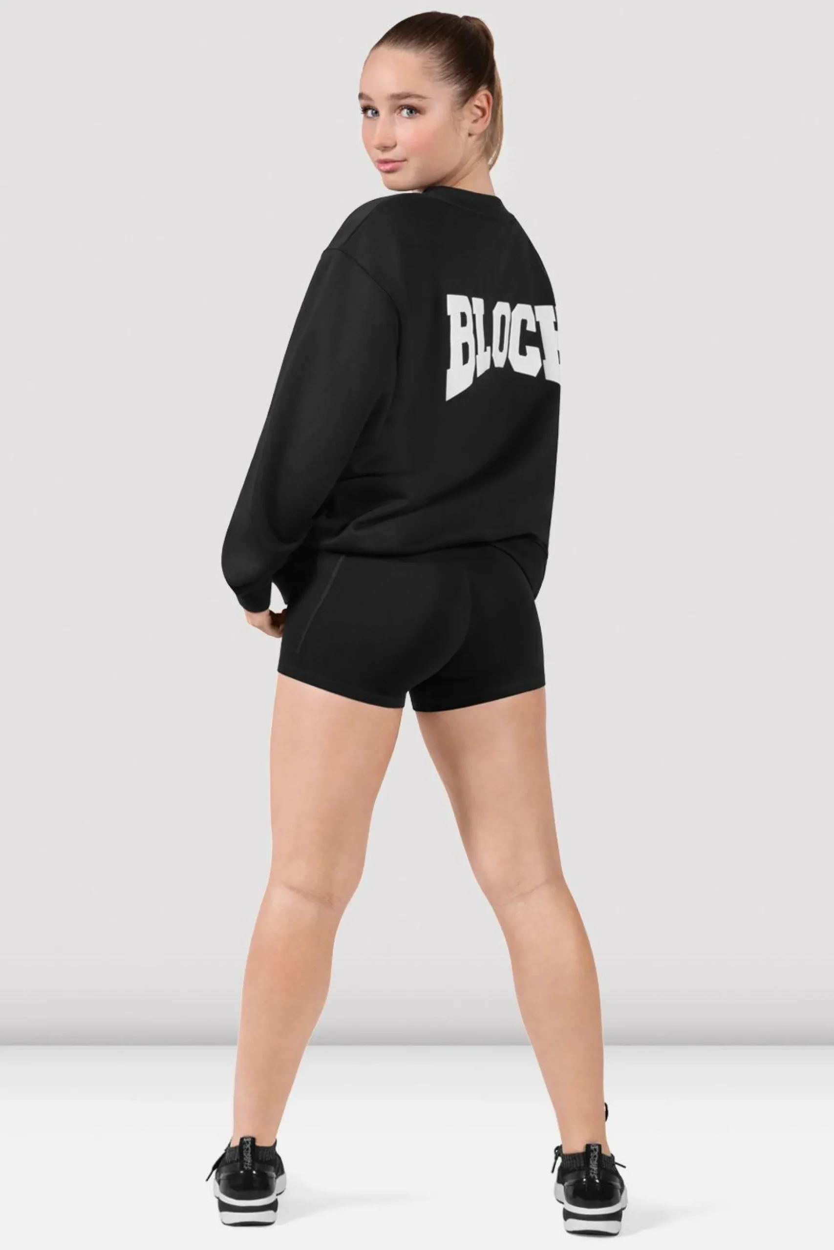 Bloch Schweißausbrüche^Übergroßes Sweatshirt von Apex Motion black