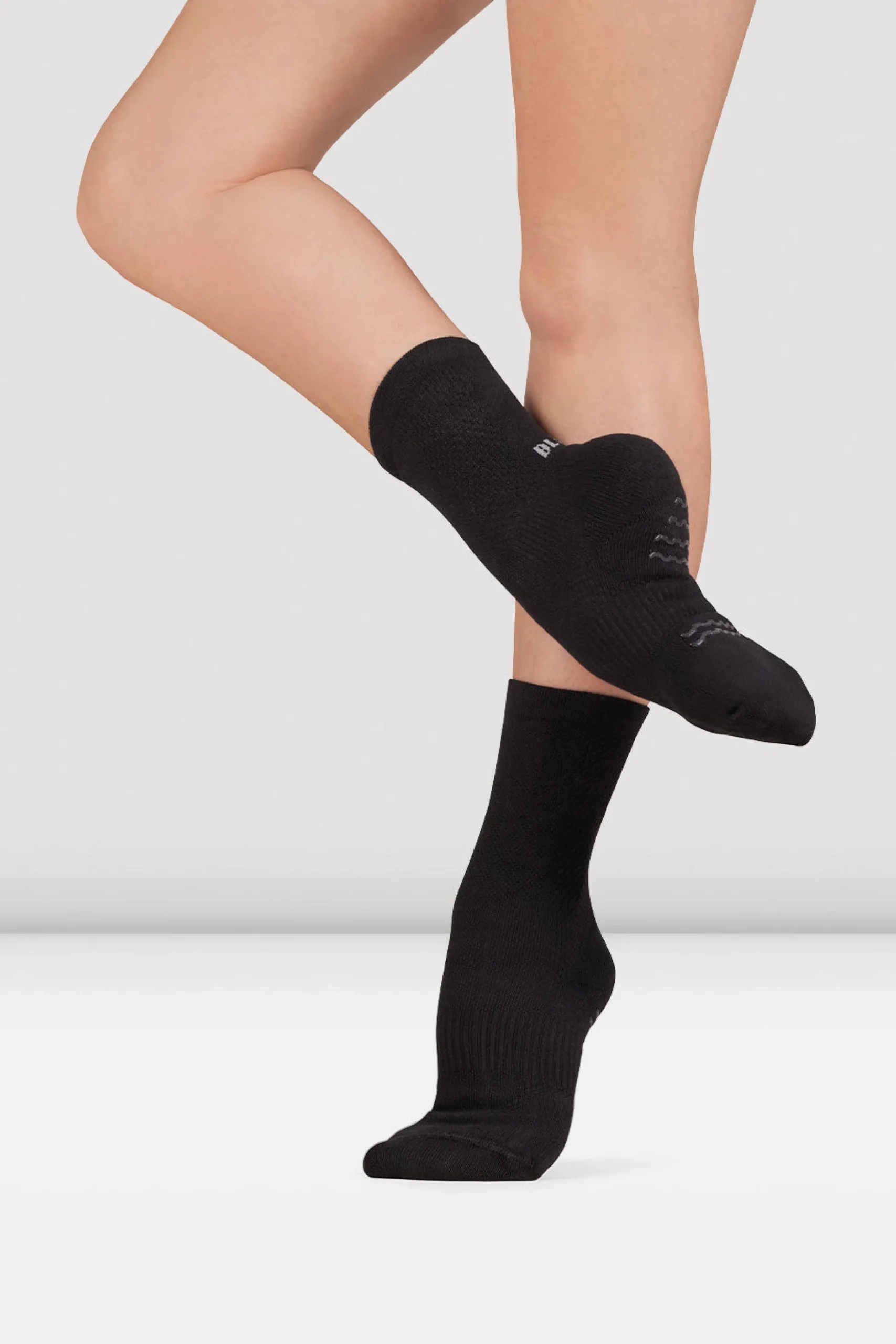 Bloch Socken|Herren^sox Tanzsocken in Crewlänge blackknit