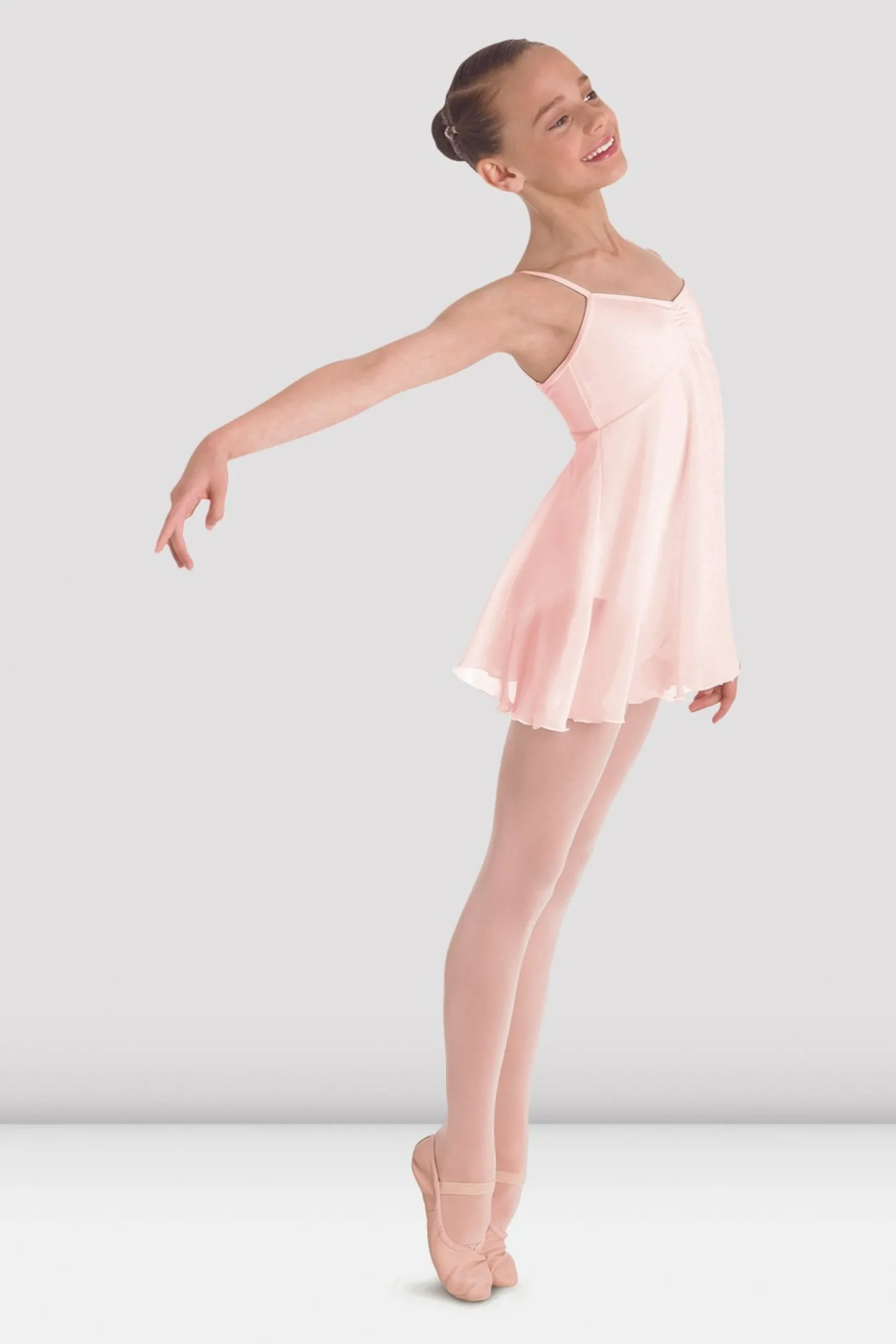 Bloch Kleider|Basics & Uniformen^Camisole-Trikot „Juliet“ für Mädchen mit Rock
