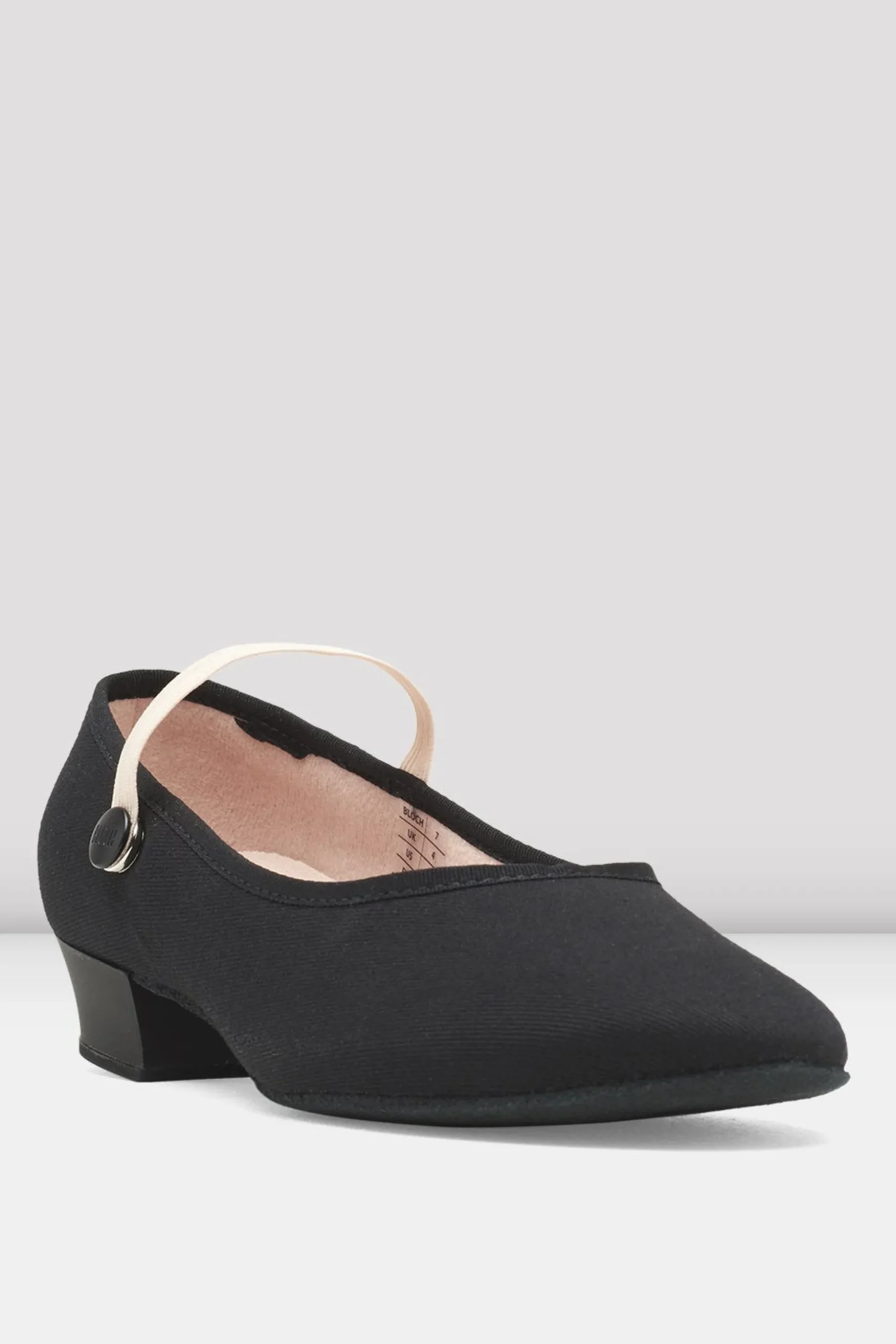 Bloch Charakter^Charakter-Schuhe mit niedrigem Absatz und Akzent für Damen