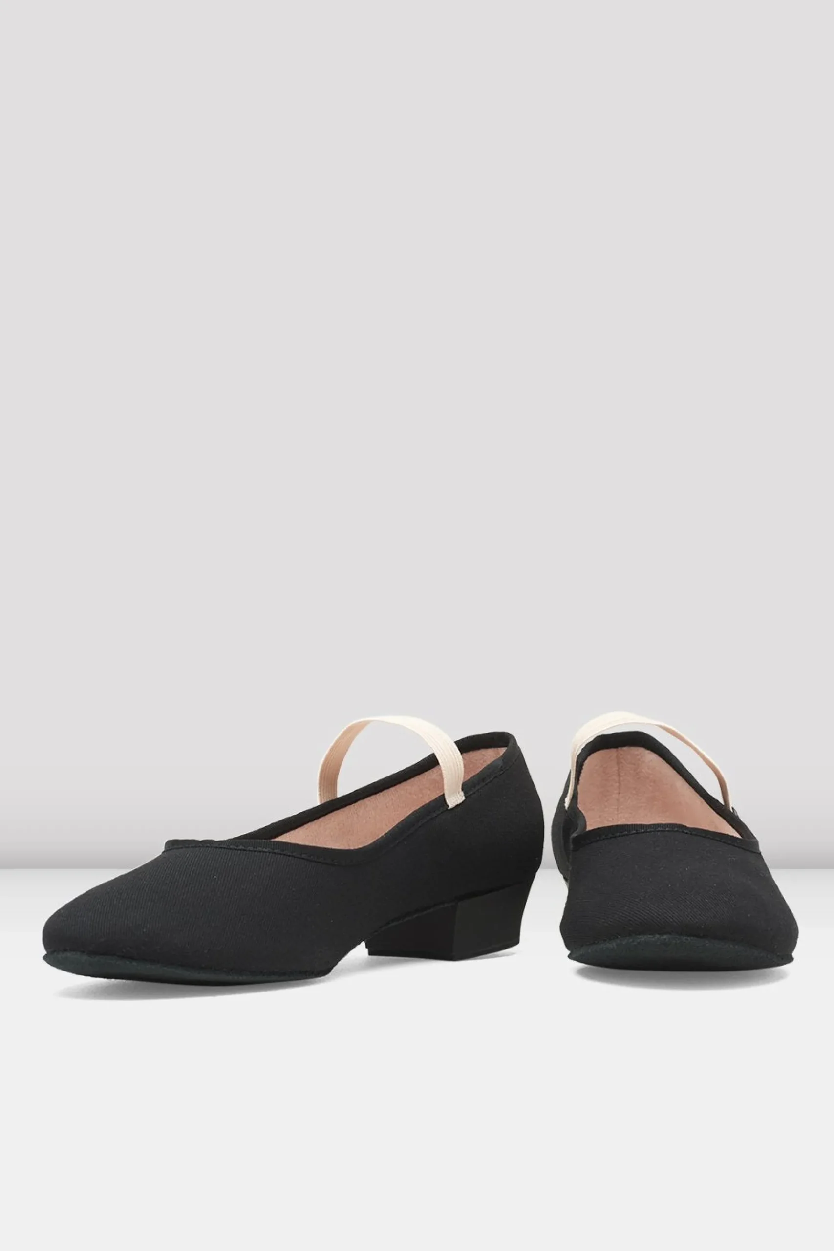 Bloch Charakter^Charakter-Schuhe mit niedrigem Absatz und Akzent für Damen