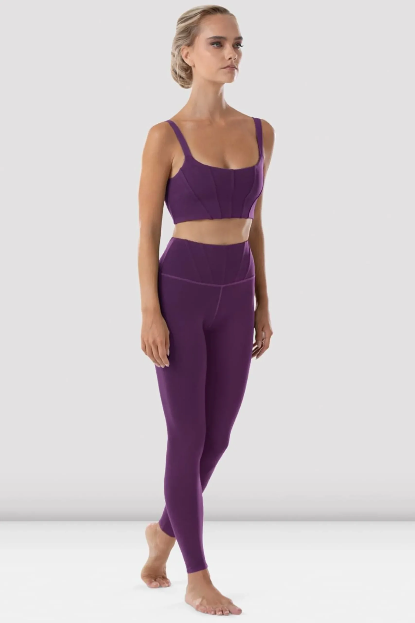 Bloch Oberteile^Crop-Top mit Spitzen-Camisole für Damen elegance
