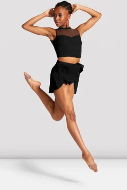 Bloch Oberteile|Performance^Damen Emiko Crop Top mit offenem Rücken