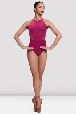 Bloch Trikots^Damen Kai Neckholder-Trikot magenta