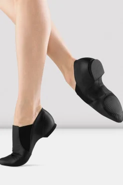 Bloch Jazz^Damen Leder Elasta Jazz Booties
