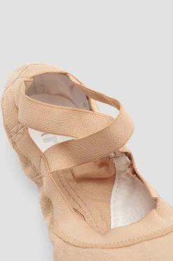 Bloch Ballett^Damen Pro elastische Canvas-Ballettschuhe