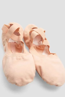 Bloch Ballett^Damen Pro elastische Canvas-Ballettschuhe