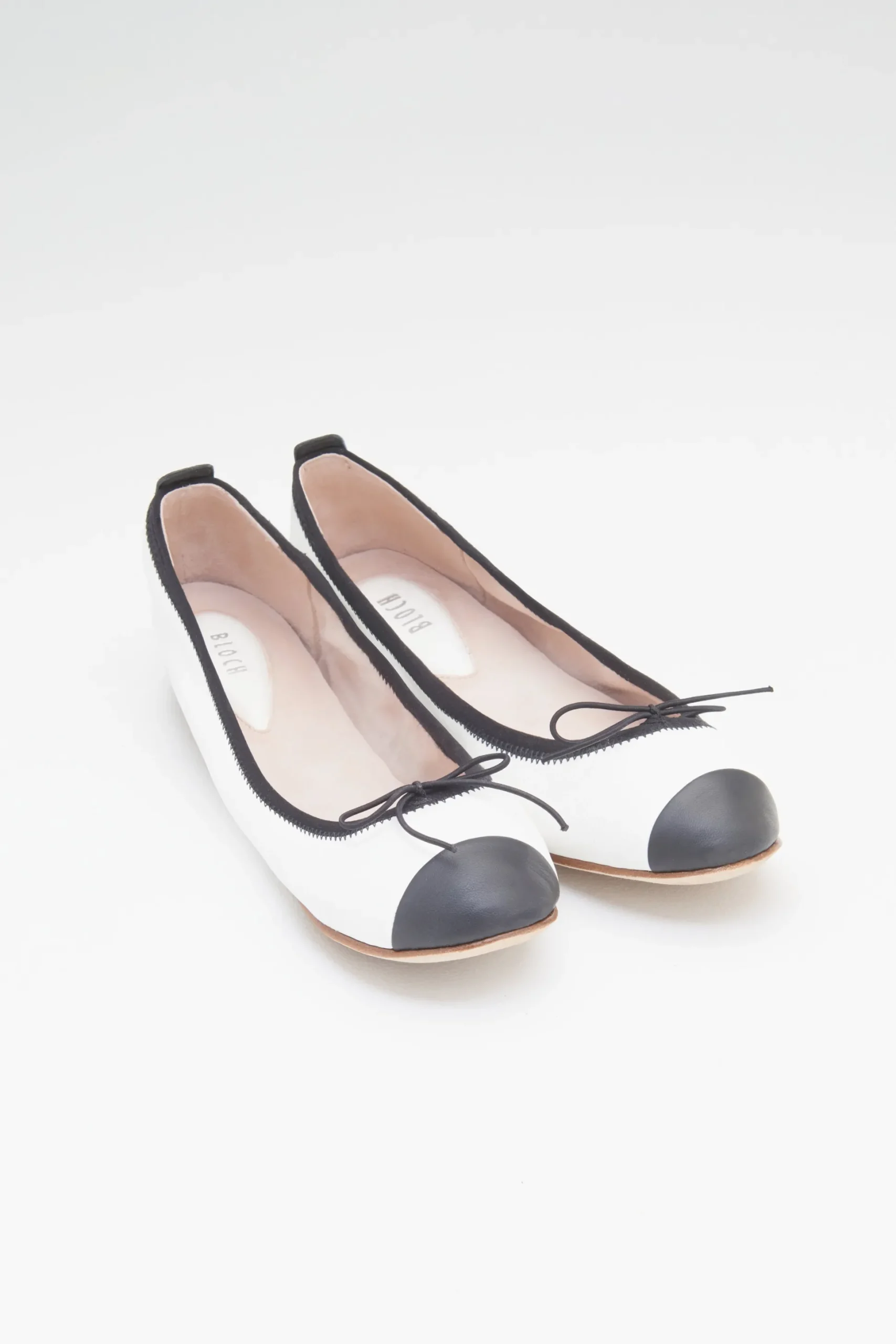 Bloch Ballerinas^Damen Rigel Ballerinas whiteblackleather