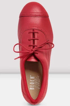 Bloch Stepptanz^Damen Steppschuhe aus Kieselleder von Jason Samuels Smith redpebbleleather