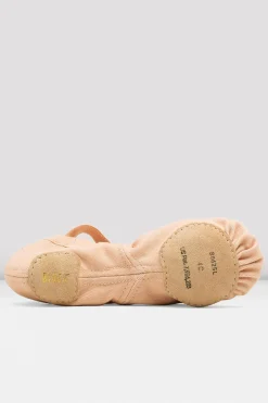 Bloch Ballett^Damen Synchrony Stretch-Canvas-Ballettschuhe