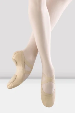 Bloch Ballett^Damen Synchrony Stretch-Canvas-Ballettschuhe