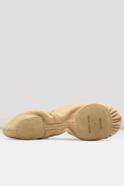 Bloch Ballett^Damen Synchrony Stretch-Canvas-Ballettschuhe