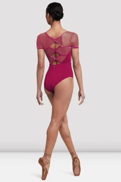 Bloch Trikots^Damen-Anna-Trikot mit Flügelärmeln magenta