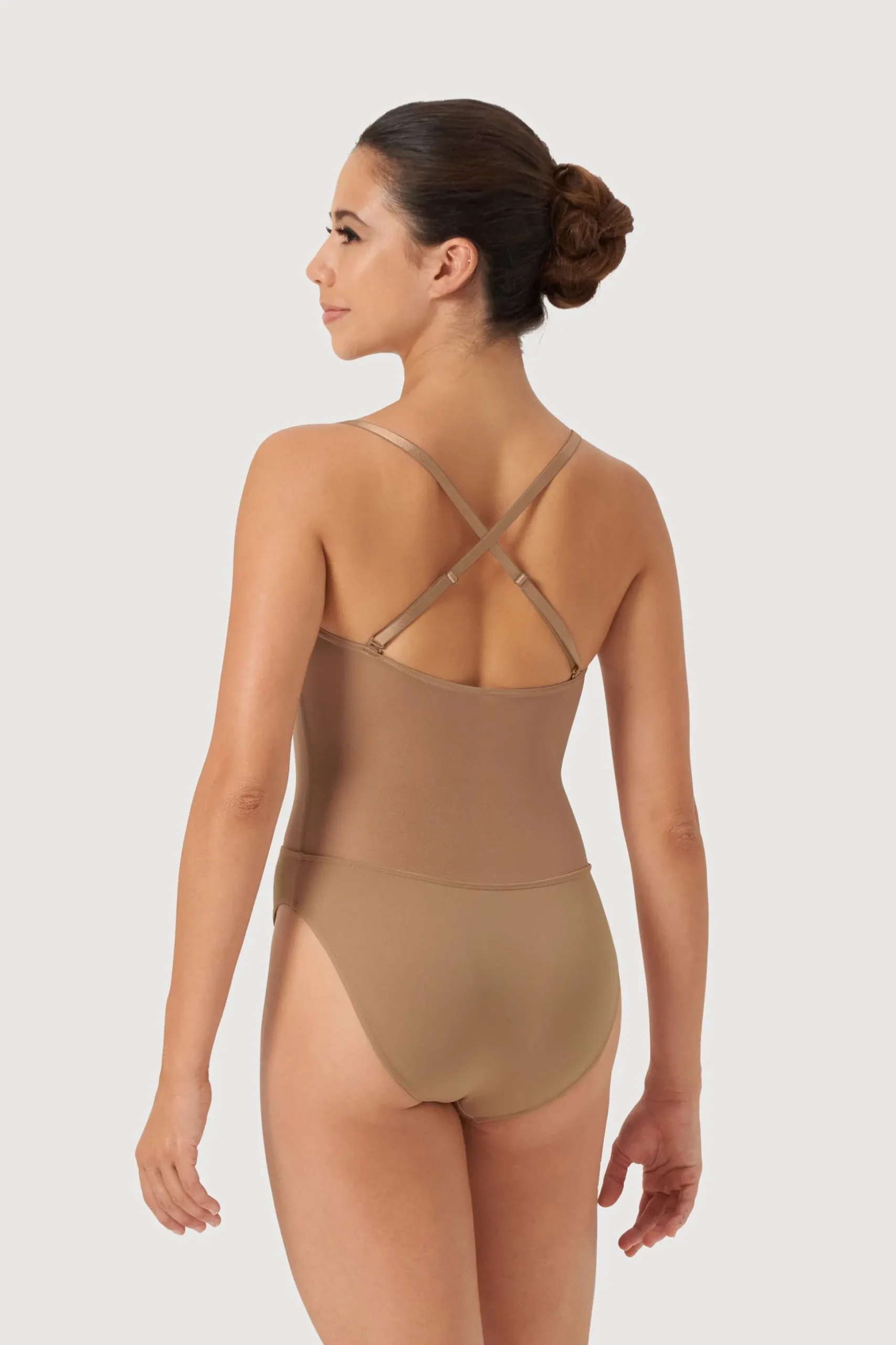 Bloch Unterwäsche^Damen-Body aus Cordelia-Mesh-Einsatz tan