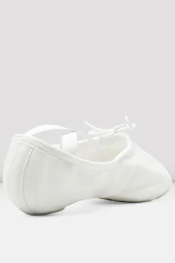 Bloch Ballett^Damen-Pump-Ballettschuhe aus Segeltuch whitecanvas