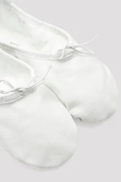 Bloch Ballett^Damen-Pump-Ballettschuhe aus Segeltuch whitecanvas