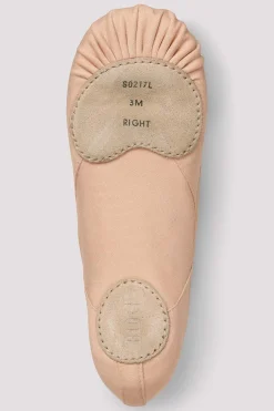 Bloch Ballett^Erhöhte Damen-Ballettschuhe aus Segeltuch pinkcanvas